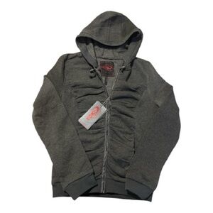 Yoki Dark Gray Hoodie Jacket